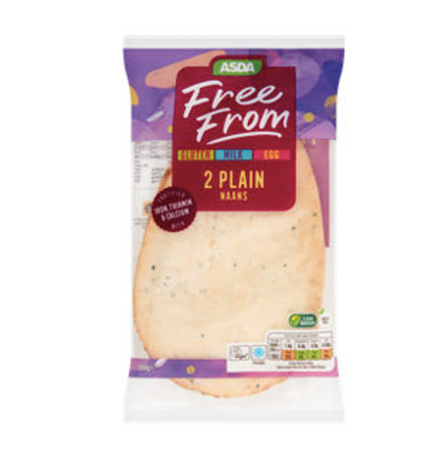 ASDA Free From Plain Naans 1