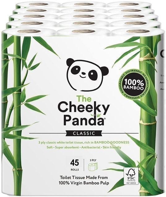 The Cheeky Panda  Classic 100% Bamboo Toilet Paper 1