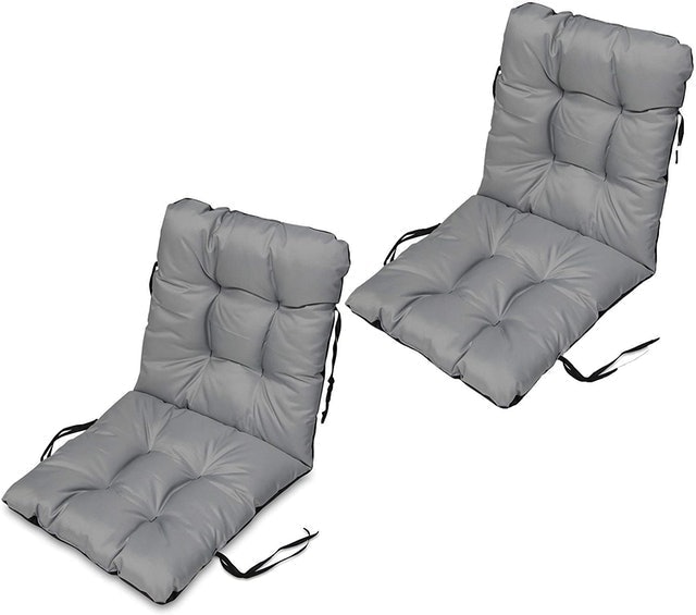  SuperKissen24. Sun Lounger Cushion Seat Pad - Set of 2 1