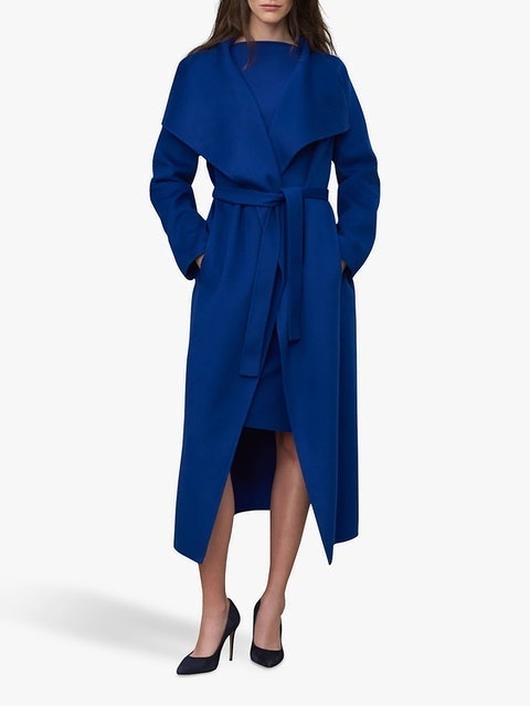 Winser London Lauren Wrap Wool Blend Coat 1