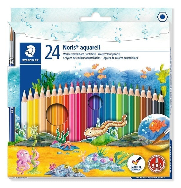 Staedtler  144 10NC24 Noris Club Aquarell Watercolour Pencils 1