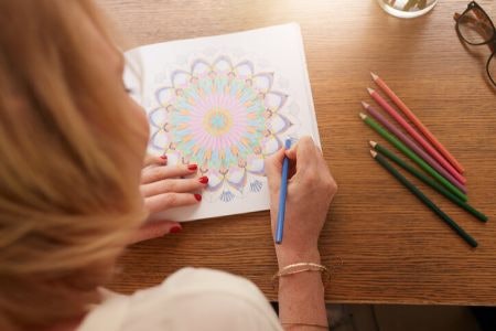 For More of a Challenge, Go for Puzzle or Story-Based Colouring Books
