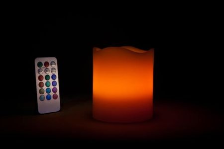 Candles With Remote Controls Allow Adjustments, and Switch Off on a Timer